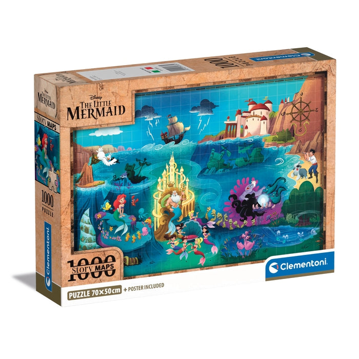 Disney Maps Little Mermaid 1000 Teile Clementoni De 