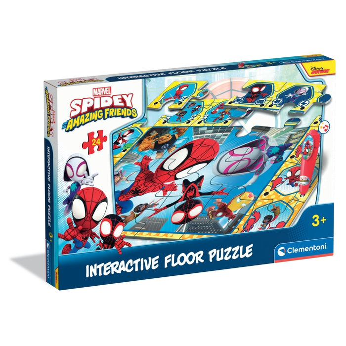 Quiz-Bodenpuzzle - Spidey und seine Freunde