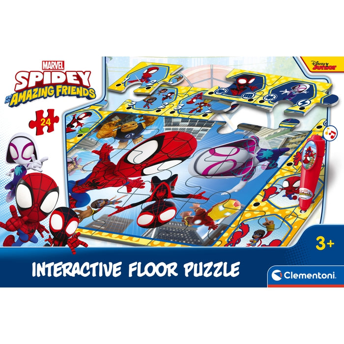 Quiz-Bodenpuzzle - Spidey und seine Freunde