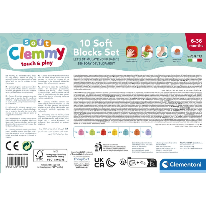 Clemmy - Bausteine in der Box (10 Stück)