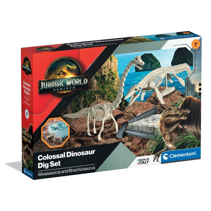 Mosasaurus + Brachiosaurus Ausgrabungs-Set