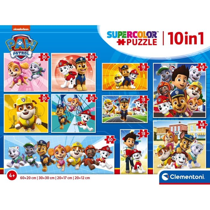 Paw Patrol - 1x60 + 2x48 + 4x30 + 3x18 teile