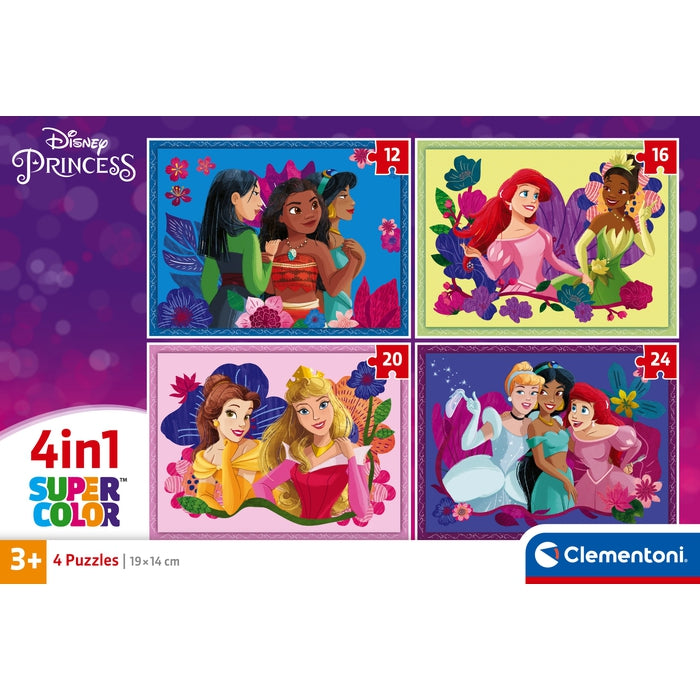 Disney Princess - 1x12 + 1x16 + 1x20 + 1x24 teile