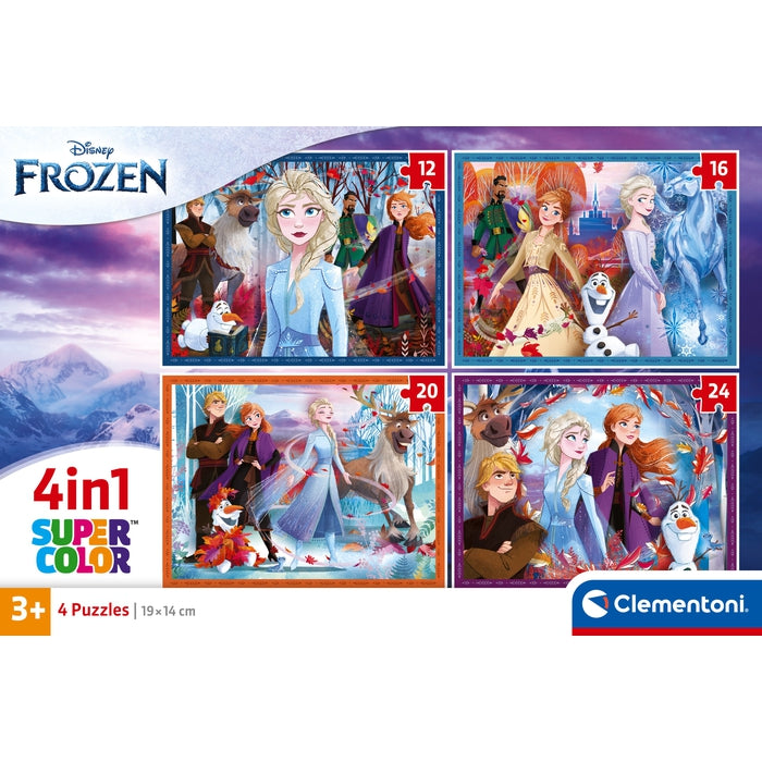 Disney Frozen - 1x12 + 1x16 + 1x20 + 1x24 teile