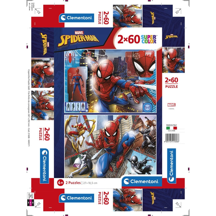 Marvel Spider-Man - 2x60 teile