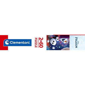 Clementoni Life At Sea Puzzle 2x60 Teile Für Kinder Ab 4 – 27x19 Cm, Mit Glitzereffekt, Made In Italy