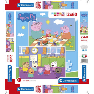 Peppa Pig - 2x60 teile