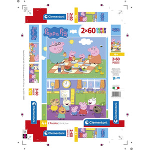 Peppa Pig - 2x60 teile