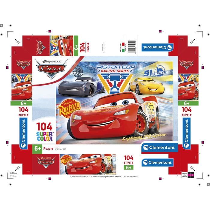 Disney Cars - 104 teile