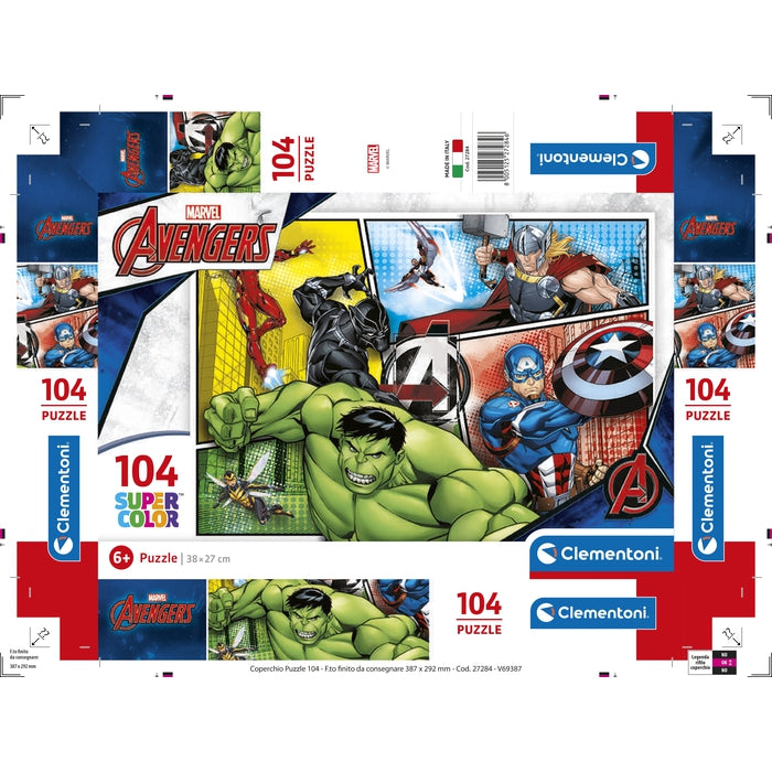 Marvel Avengers - 104 teile