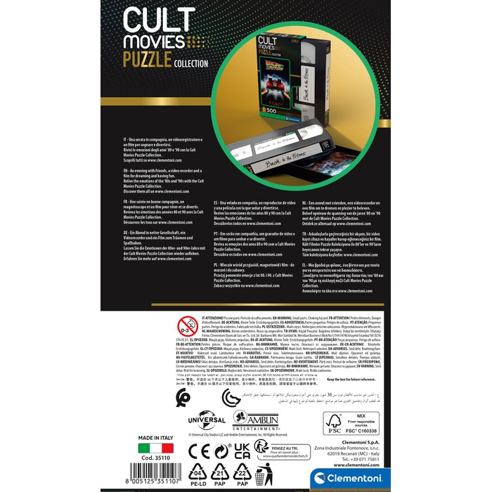 Cult Movies Back To The Future - 500 teile