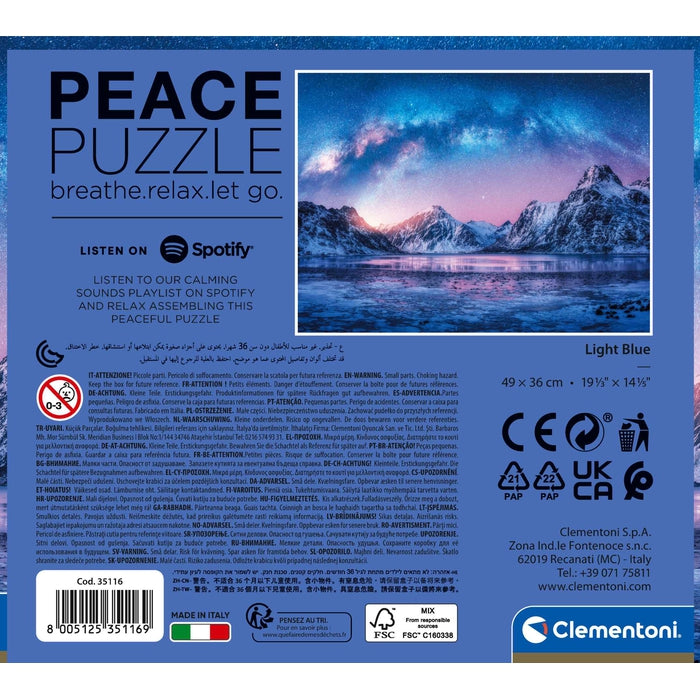 Peace Puzzle - Light Blue - 500 teile