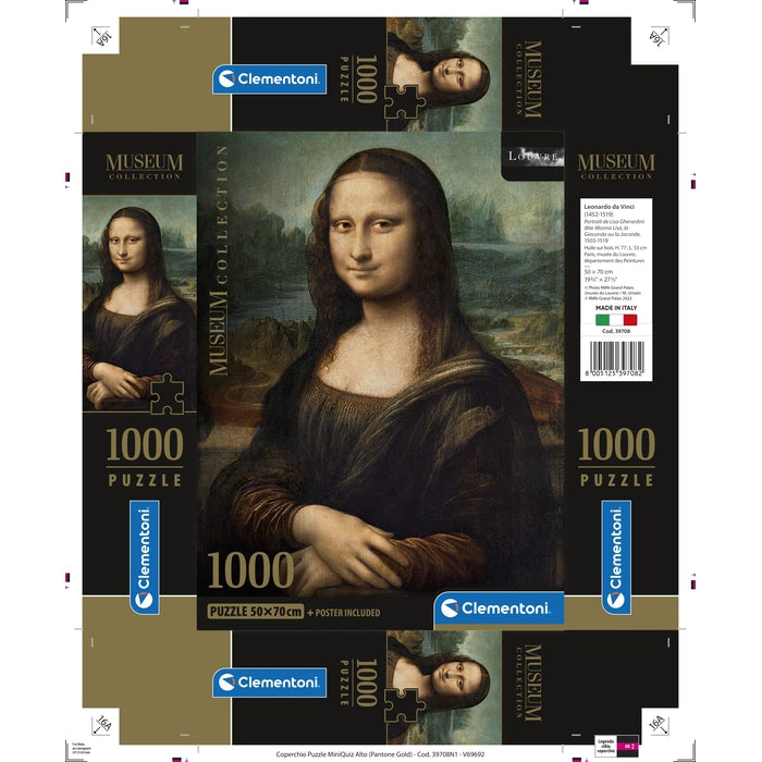 Leonardo, "Gioconda" - 1000 teile