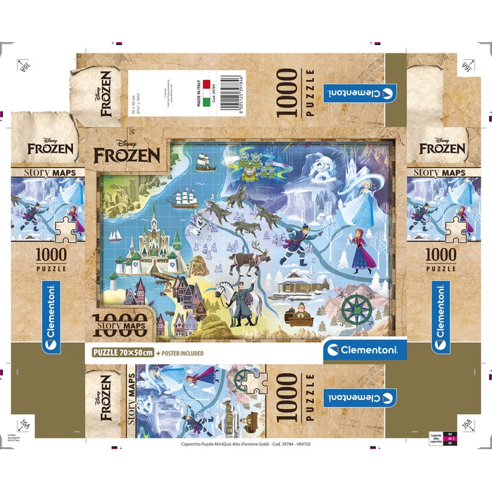 Disney Maps Frozen - 1000 teile