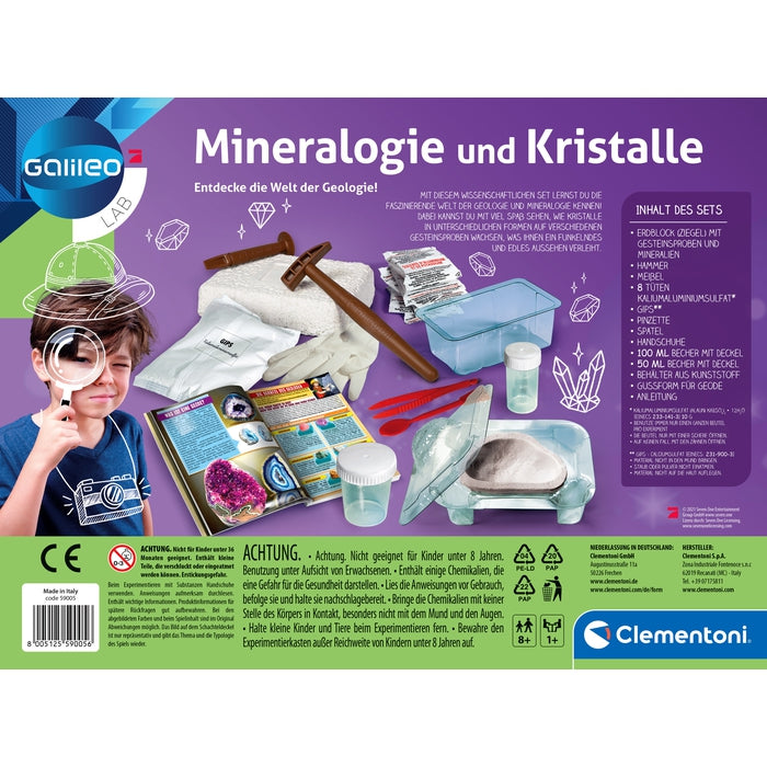 Mineralogie und Kristalle