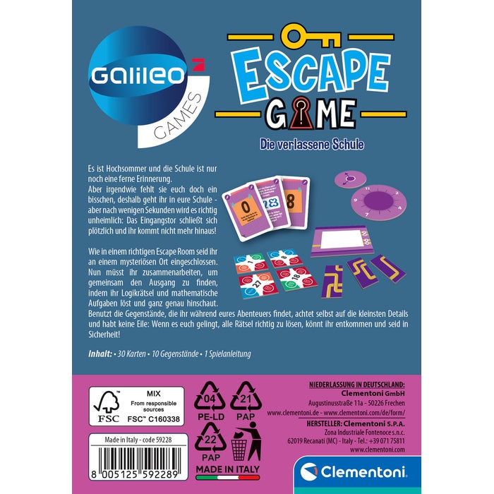 Escape Game - Die verlassene Schule