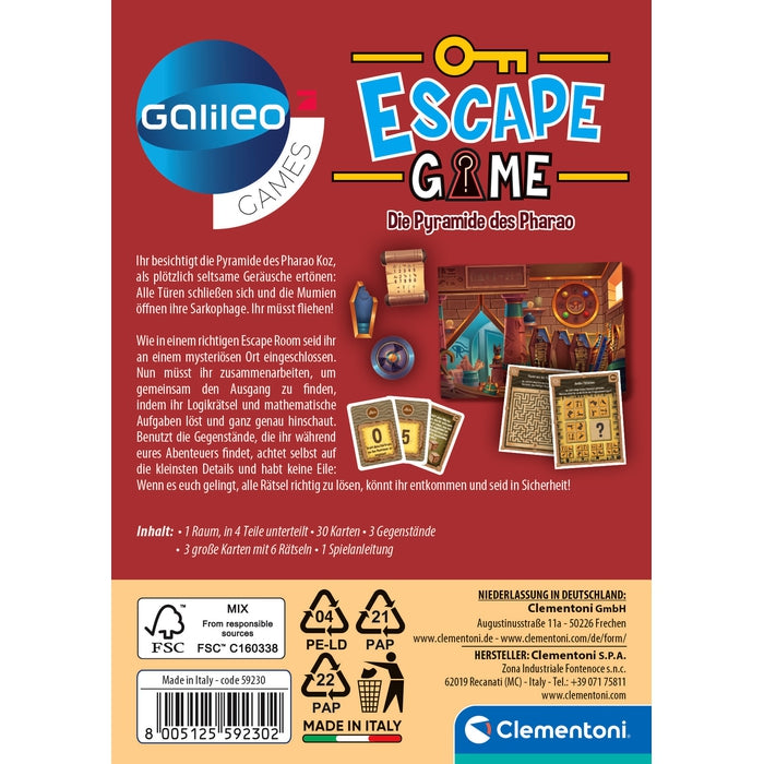 Escape Game - Die Pyramide des Pharao