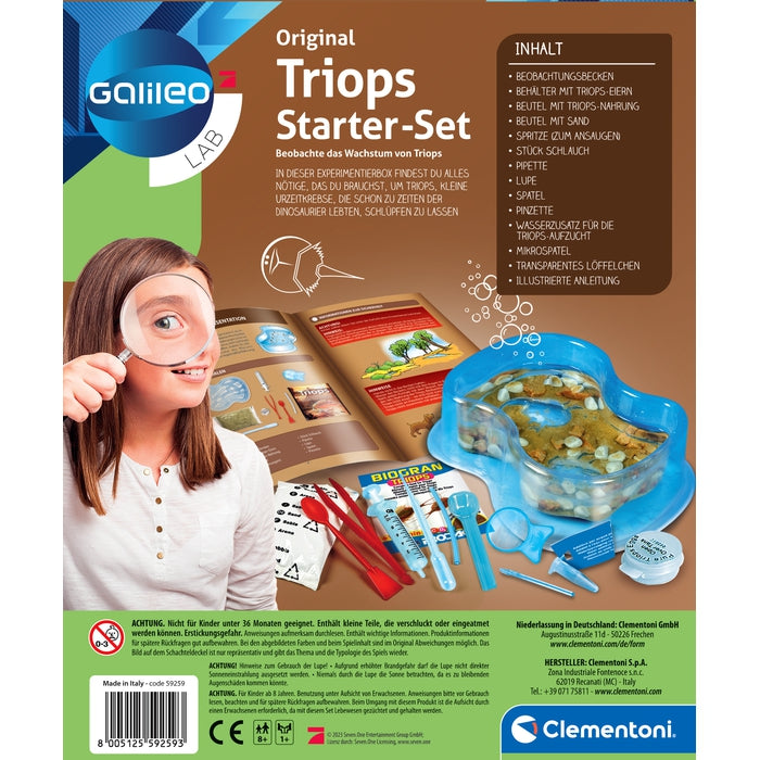 Original Triops Starter-Set Clementoni DE