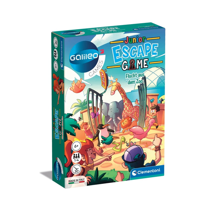 Évasion du Zoo Galileo Escape Game Junior - évasion du Zoo - Jeu d'évasion pour Enfants à partir