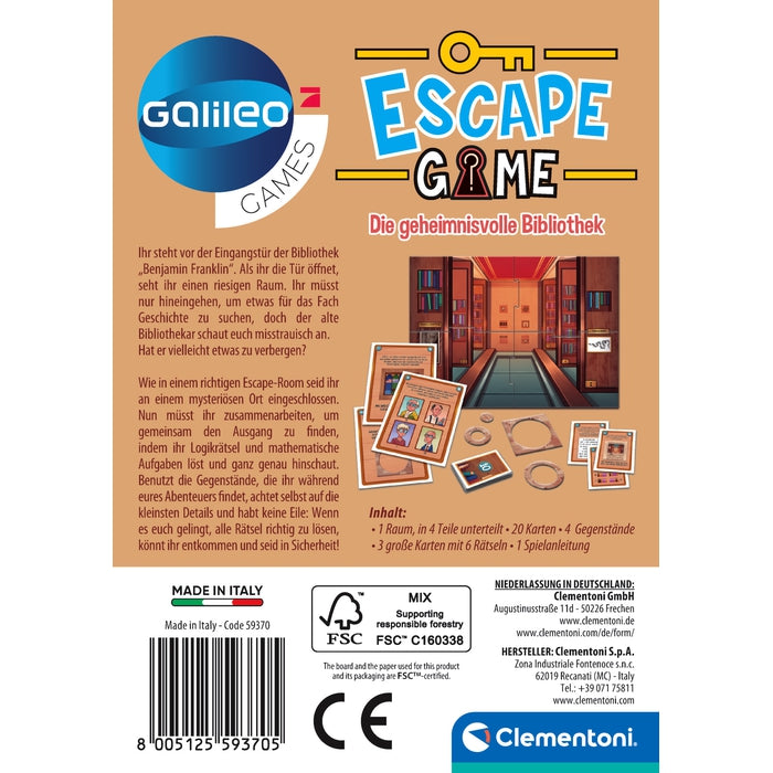 Escape Game - Die geheimnisvolle Bibliothek