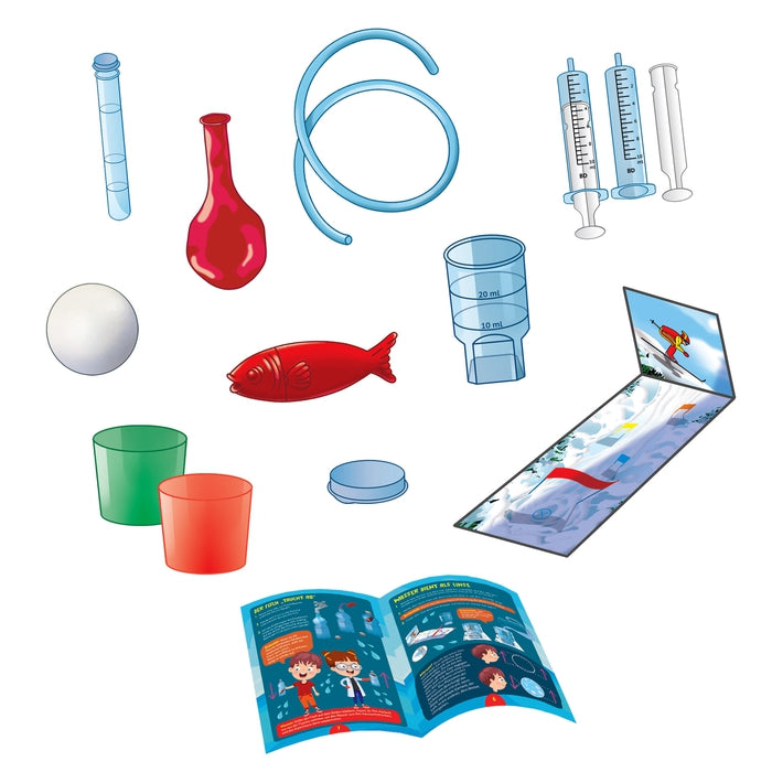 Experimentiere mit Luft und Wasser