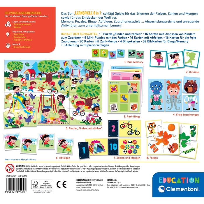 Lernspiele 8 in 1
