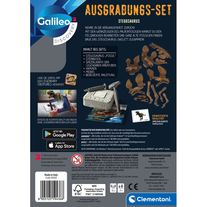 Ausgrabungs-Set Stegosaurus