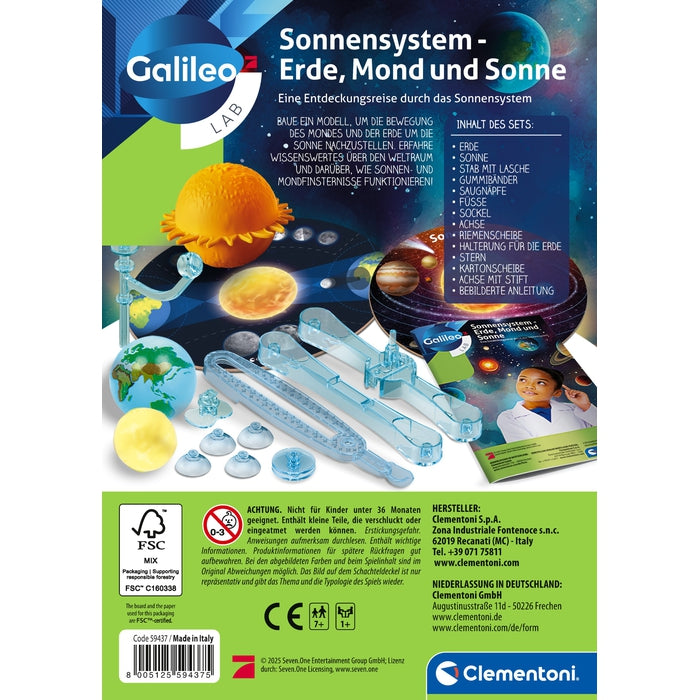 Sonnensystem - Erde, Mond und Sonne