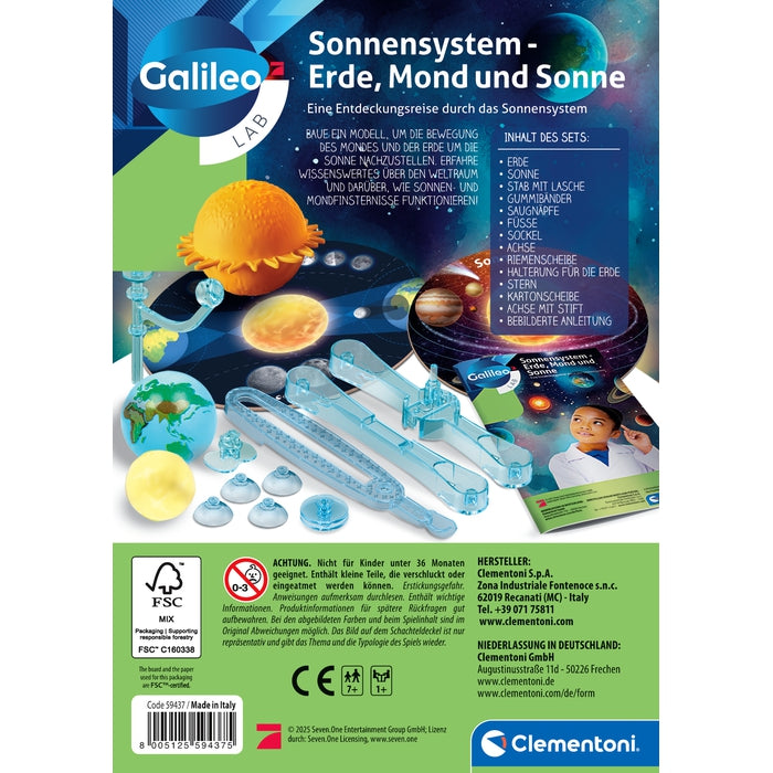 Sonnensystem - Erde, Mond und Sonne