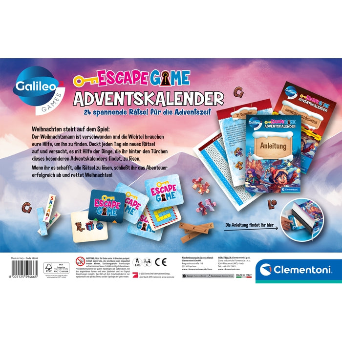 Galileo Escape Game - Adventskalender