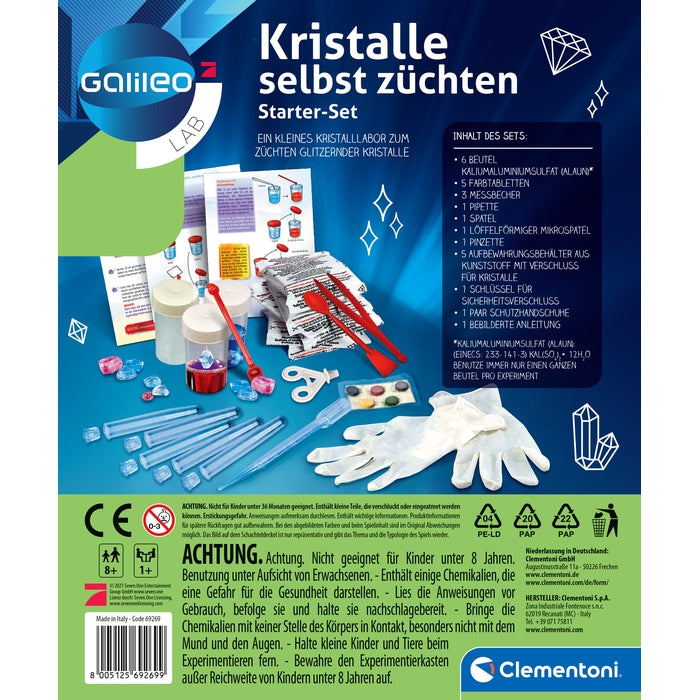 kristalle aufbewahren Kristalle selbst züchten Starter-Set