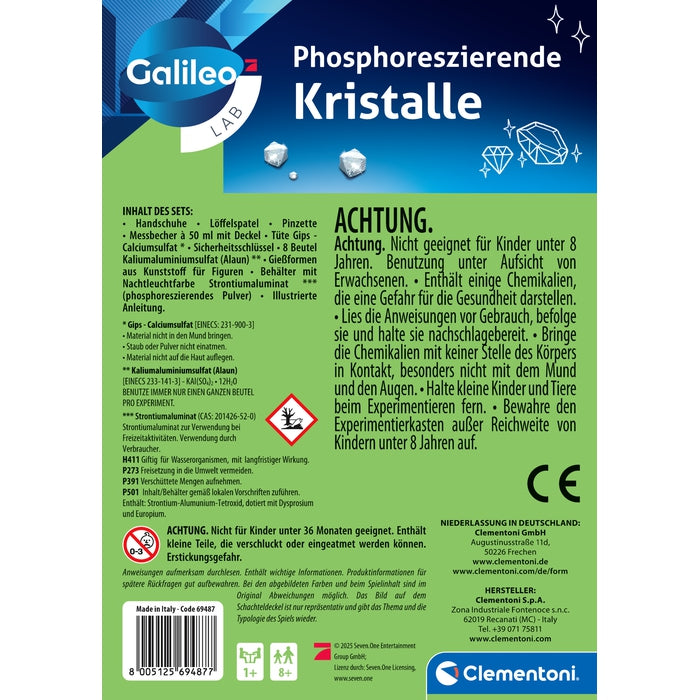 Phosphoreszierende Kristalle