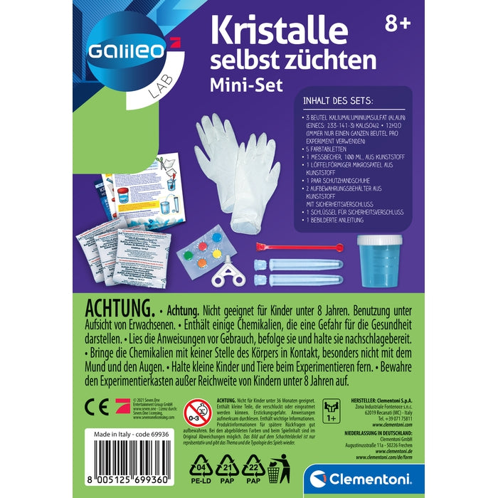 Kristalle selbst züchten Mini-Set