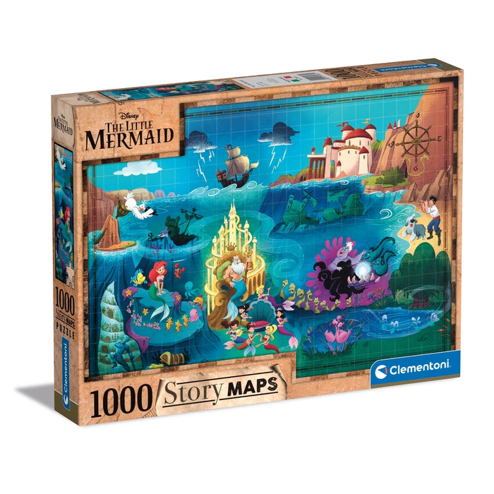 Disney Maps Little Mermaid - 1000 teile