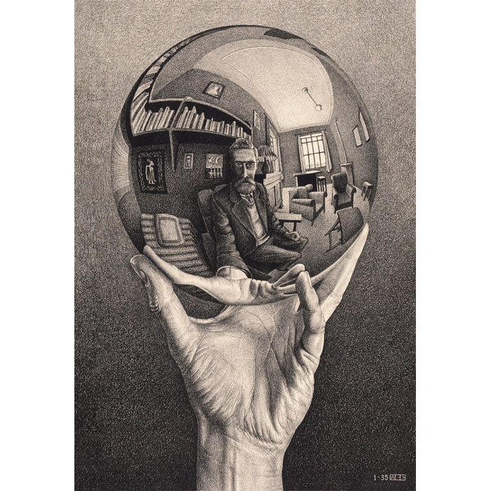 M. C. Escher, "Hand With Reflecting Sphere" - 1000 teile