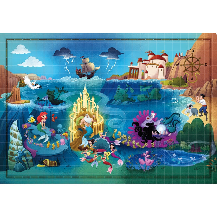 Disney Maps Little Mermaid - 1000 teile