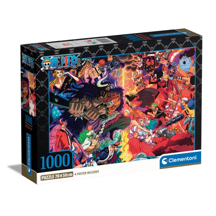 One Piece Puzzle: 1000pcs Nami Luffy Rozo Puzzle