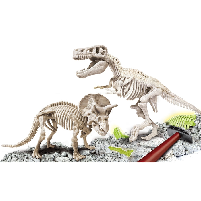 Ausgrabungs-Set T-Rex & Triceratops