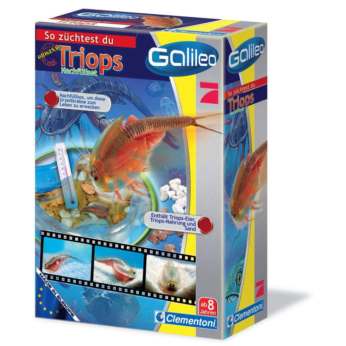 Clementoni 69935 Galileo Science Original Triops Breeding & Observation  Predatory Crab Refill Kit for Children 8 Years + Touch Biology for Small  Researchers – BigaMart