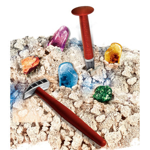 Ausgrabungs-Set  Steine + Mineralien